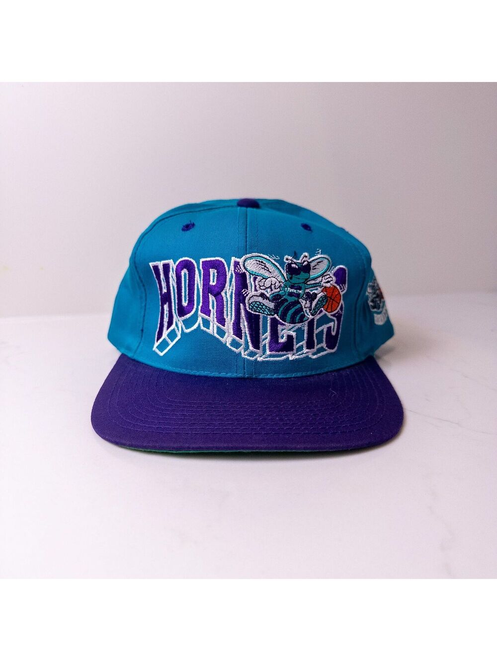 Vintage 90s Hornets Big Logo Snapback Hat